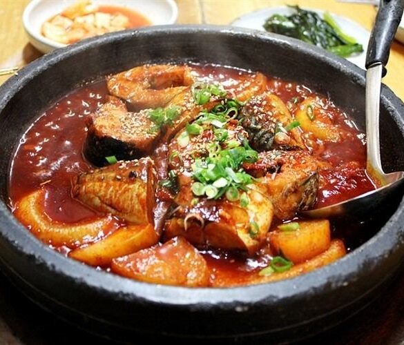 Sengseon Jorim - 생선조림 (Braised fish in soy sauce)